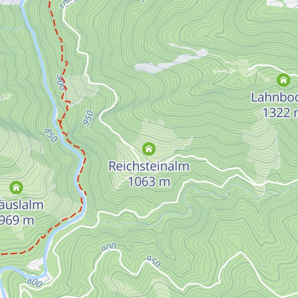 Map of Reichsteinalm