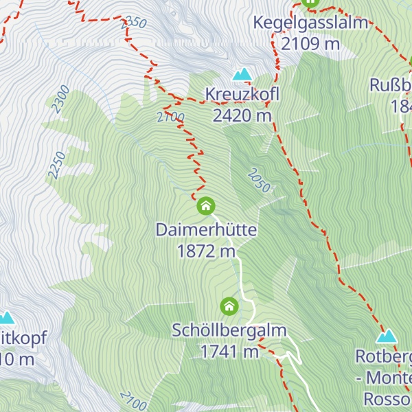 Map of Daimerhütte