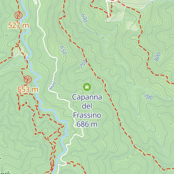 Map of Capanna del Frassino