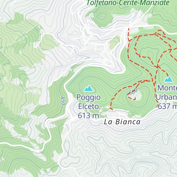 Map of Poggio Elceto