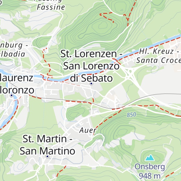 Map of Informationsbüro St. Lorenzen