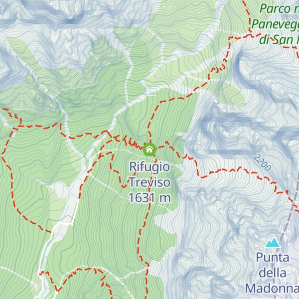 Map of Rifugio Treviso