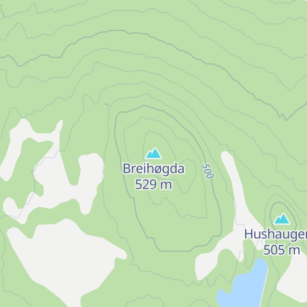 Map of Breihøgda