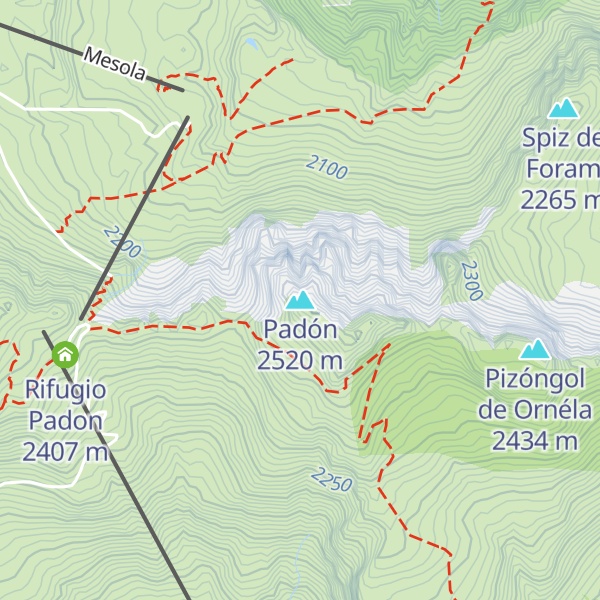 Map of Padón