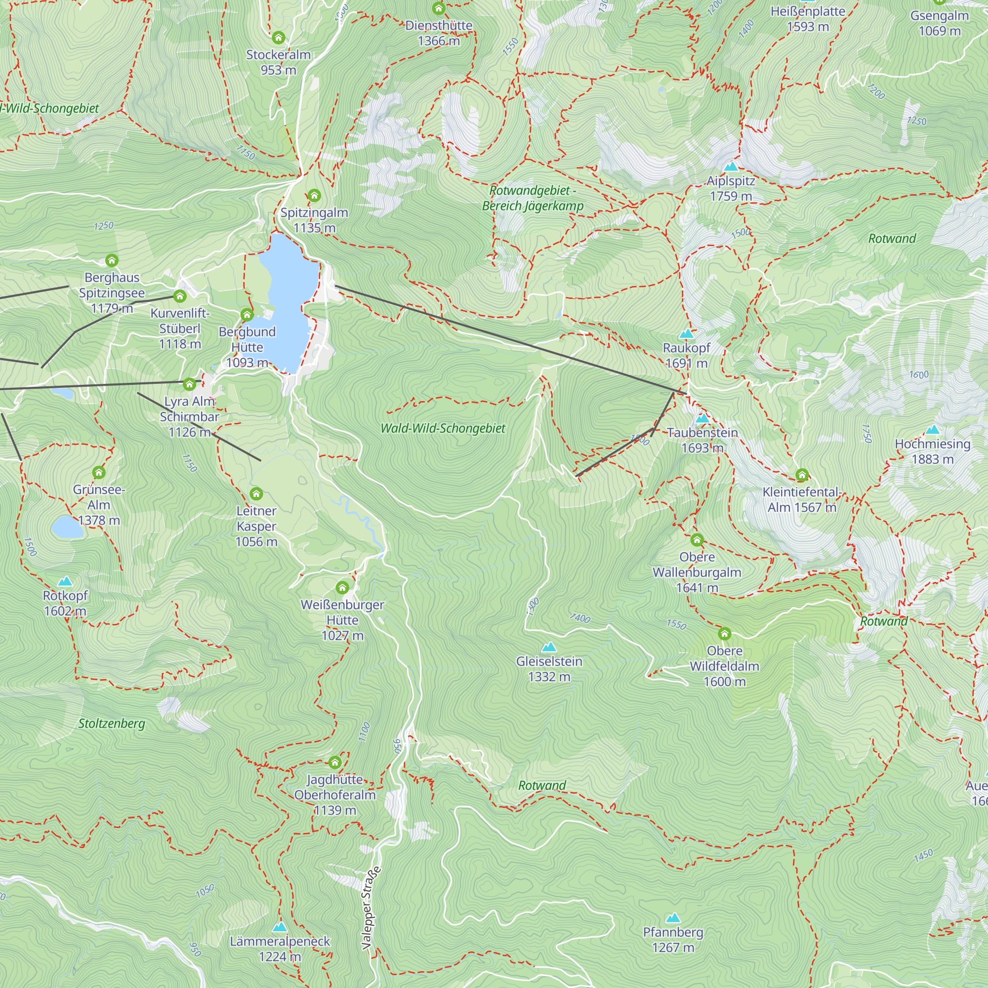 Maxlrainer Hütte map