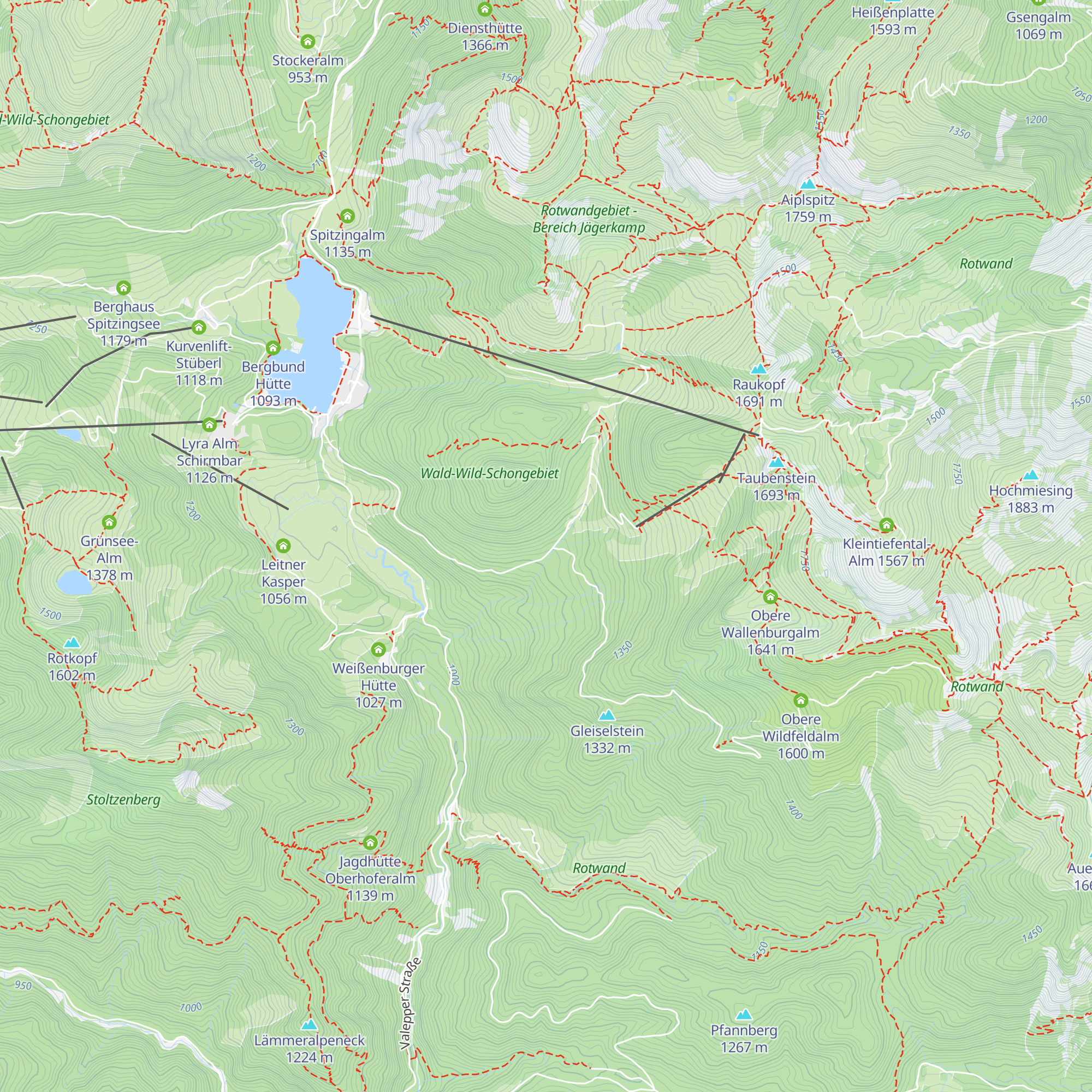 Maxlrainer Hütte map