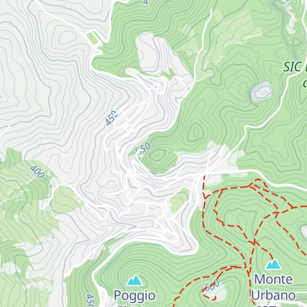 Map of Monte delle Grazie