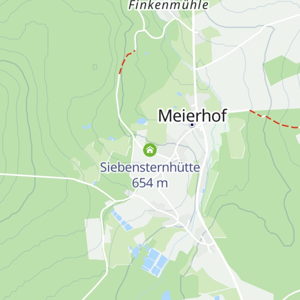 Map of Siebensternhütte