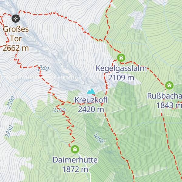 Map of Kreuzkofl