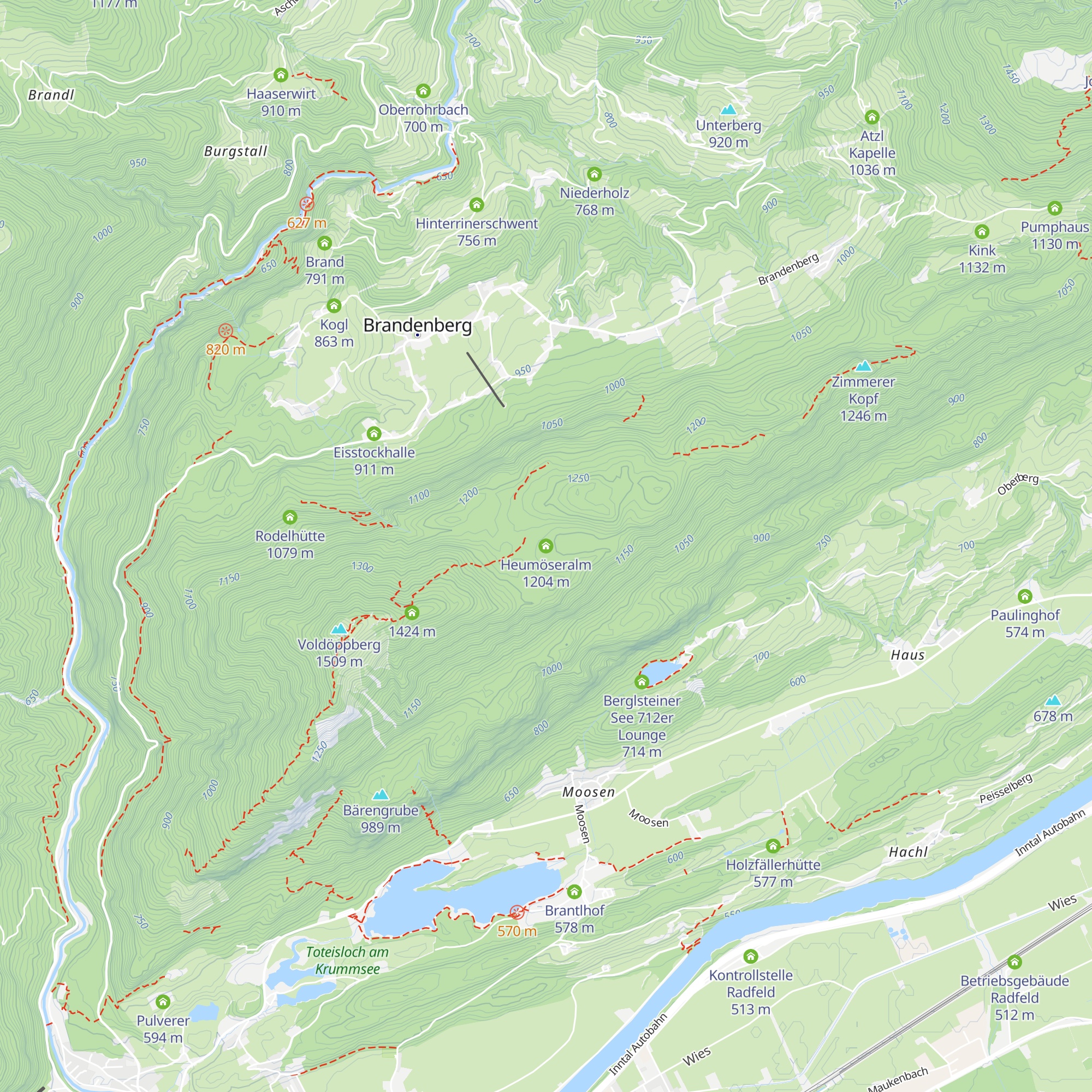 Heumöseralm map