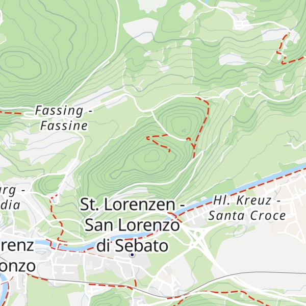 Map of Sonnenburger Kopf
