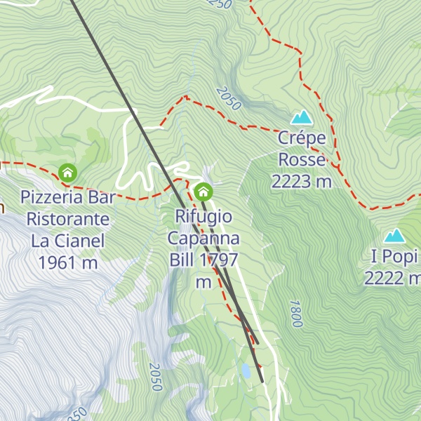 Map of Tabià Palazza