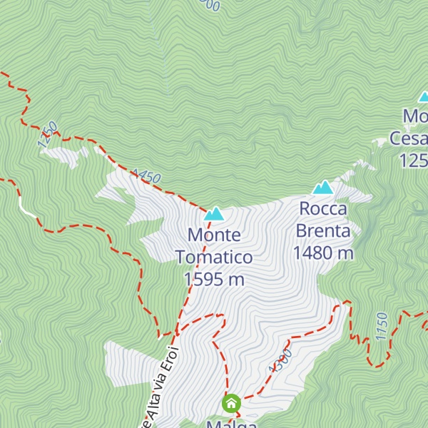 Map of Monte Tomatico