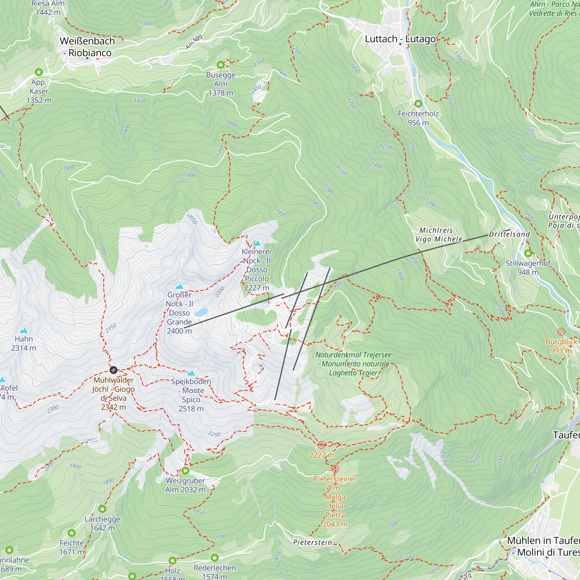 Enzian Hütte map