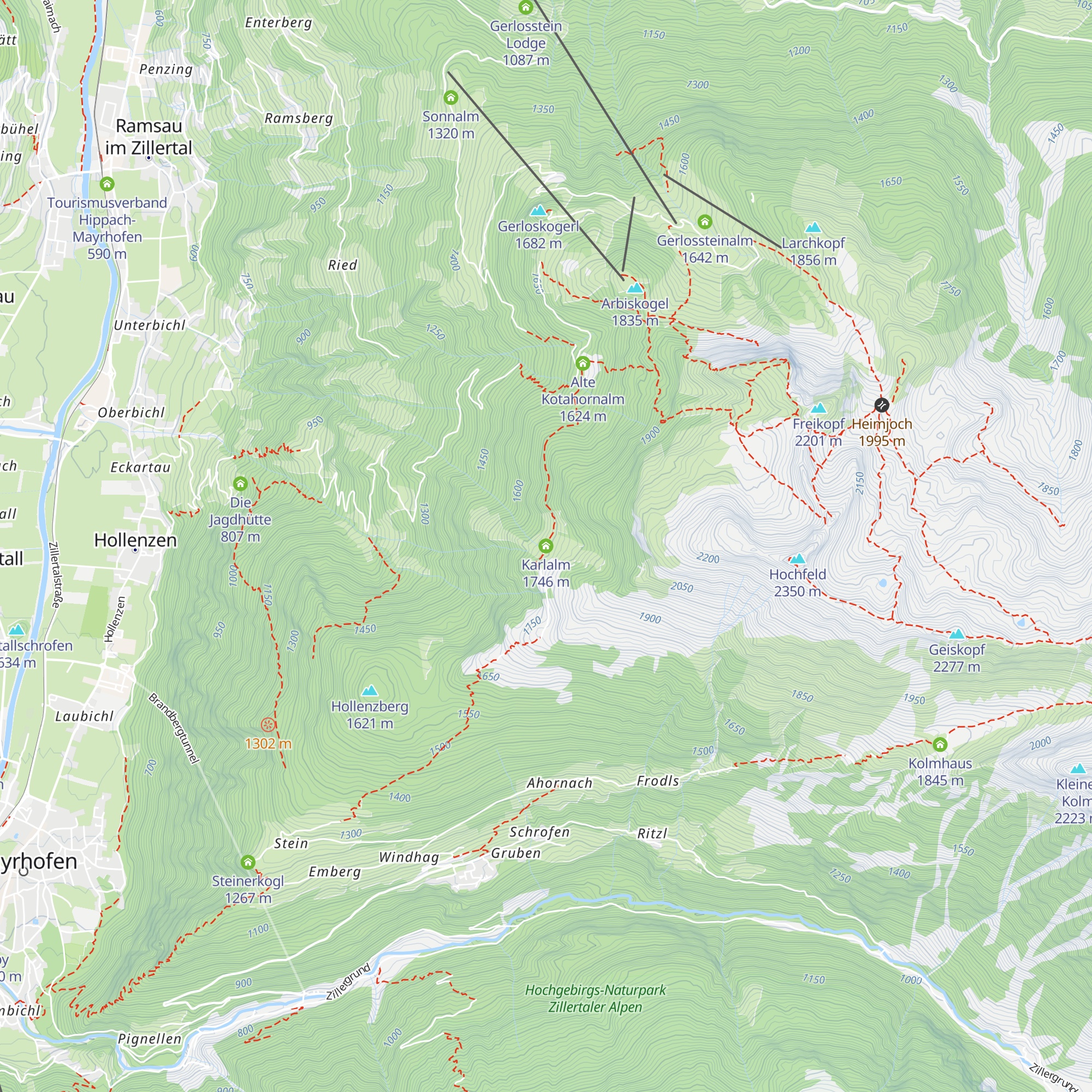 Karlalm map