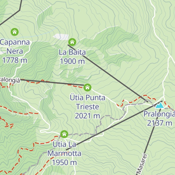 Map of Ütia Punta Trieste