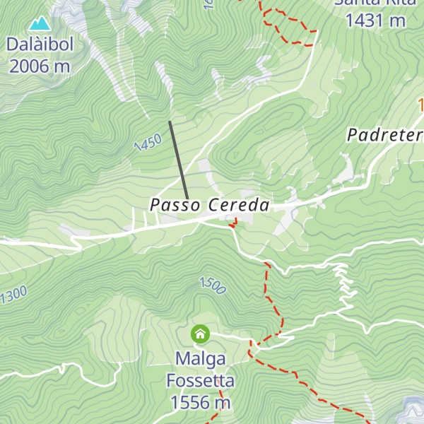 Map of Rifugio Cereda
