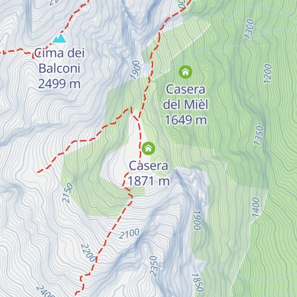 Map of Casera