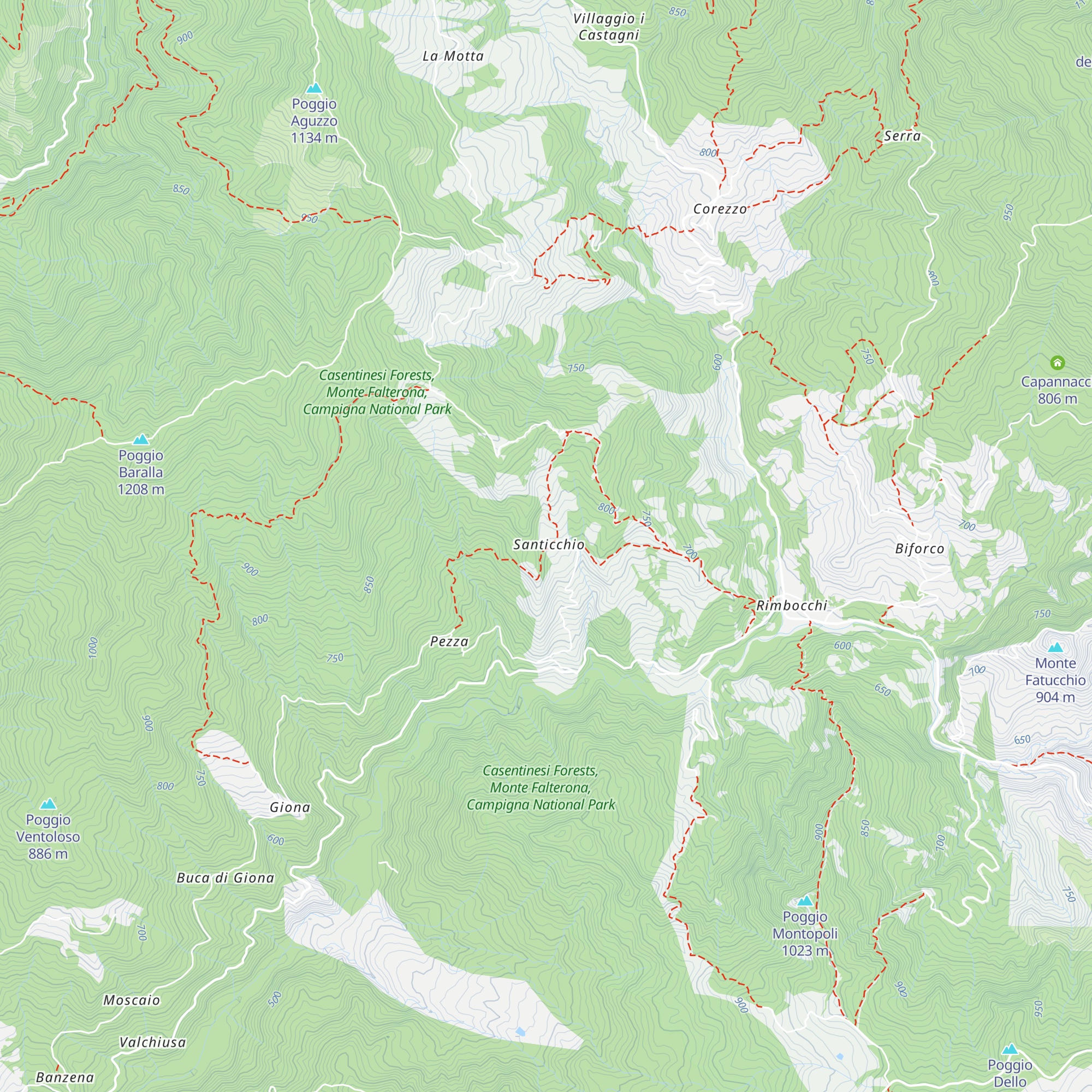 Rifugio Cà Santicchio map