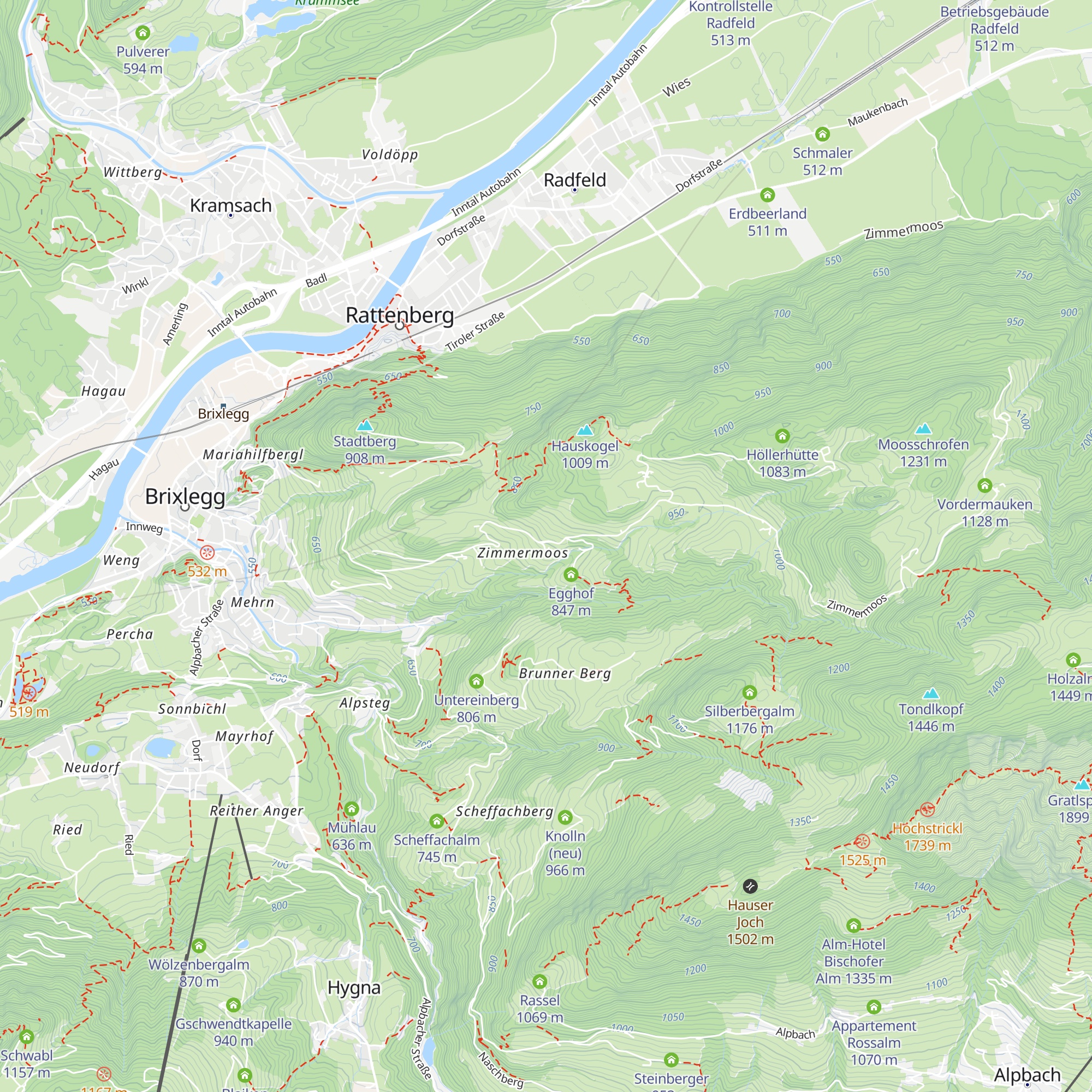 Köckenhof map