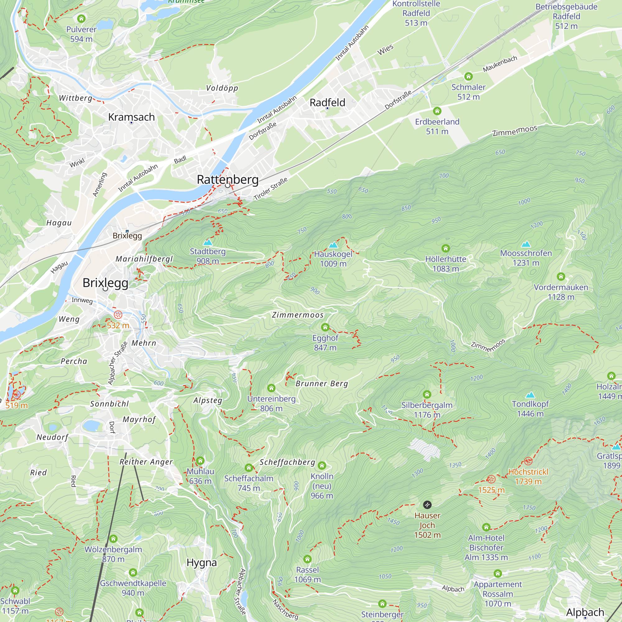 Köckenhof map