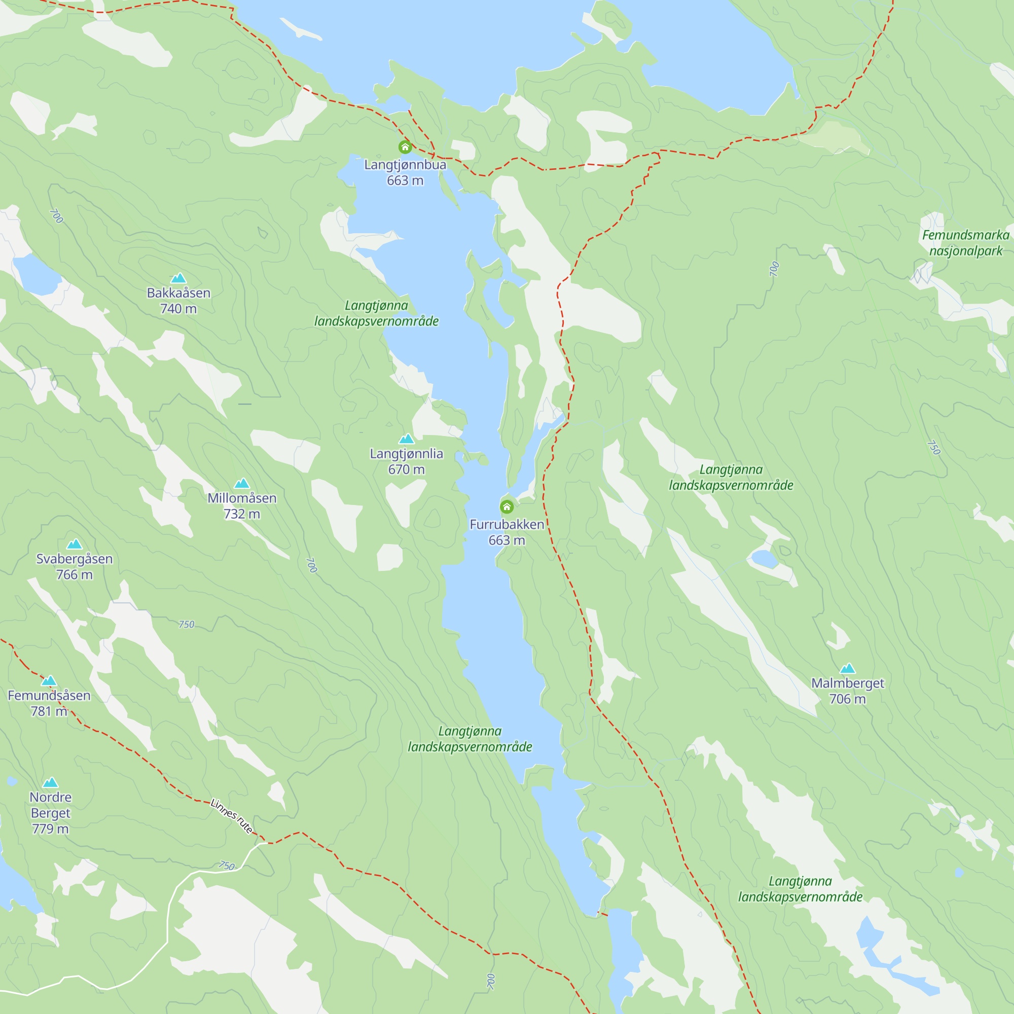 Furrubakken map