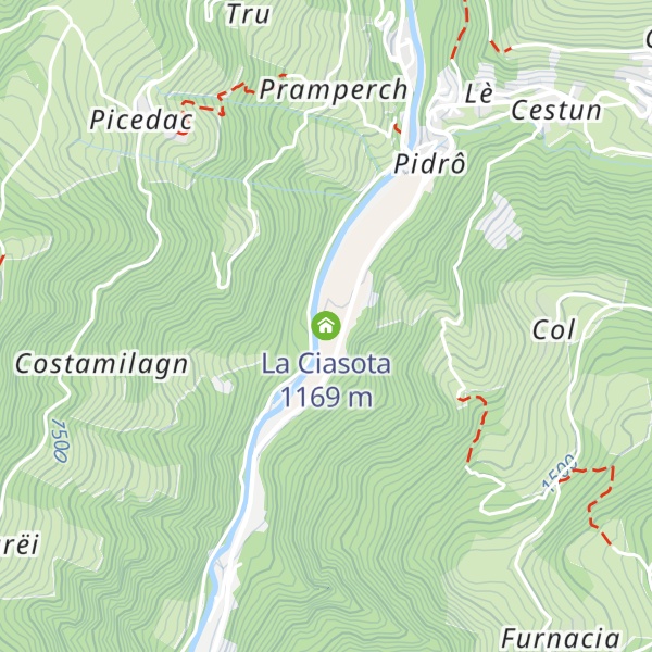 Map of La Ciasota