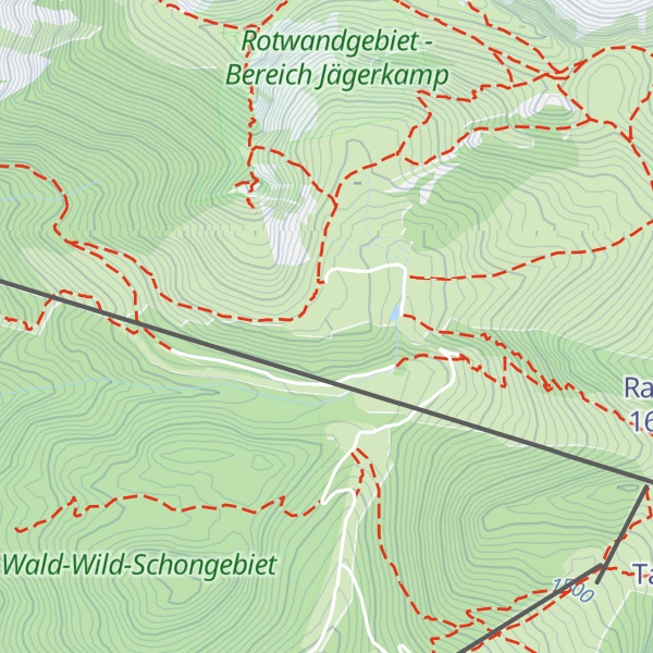 Map of Bergwachthütte Schönfeldalm