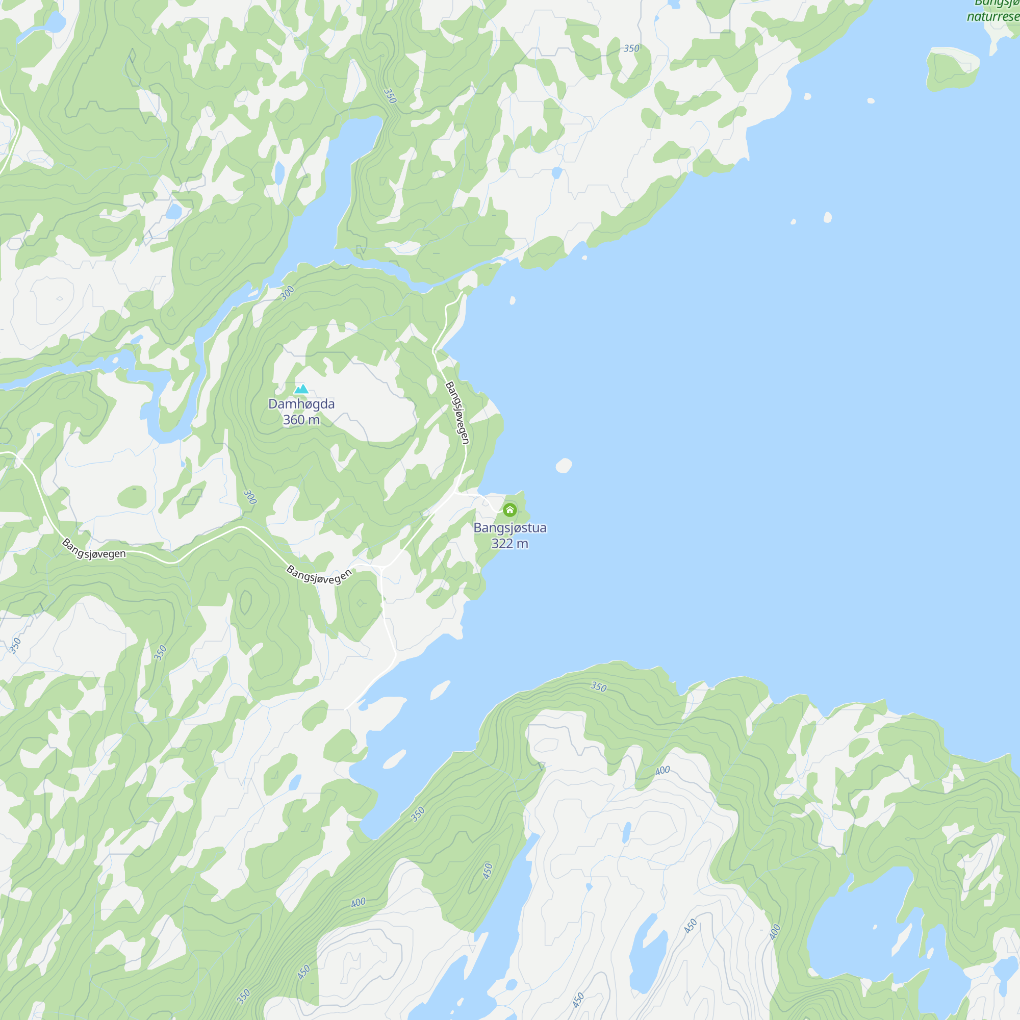 Bangsjøstua map