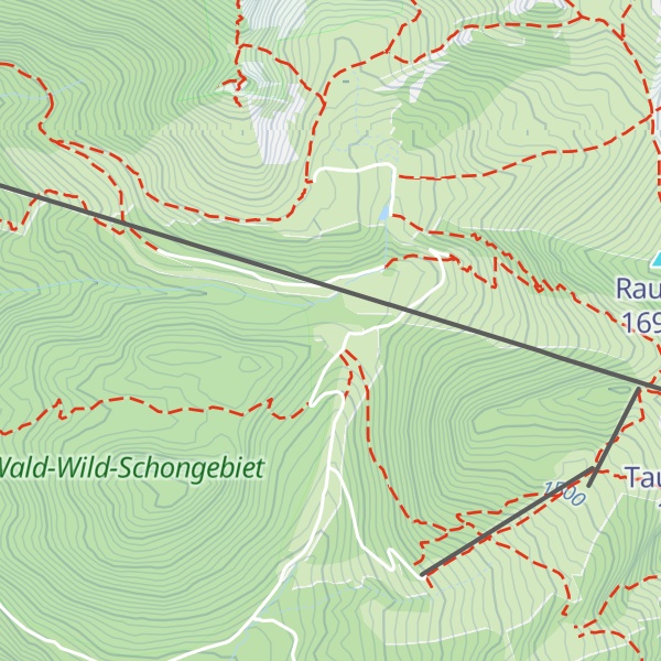Map of Schwarzenkopfhütte