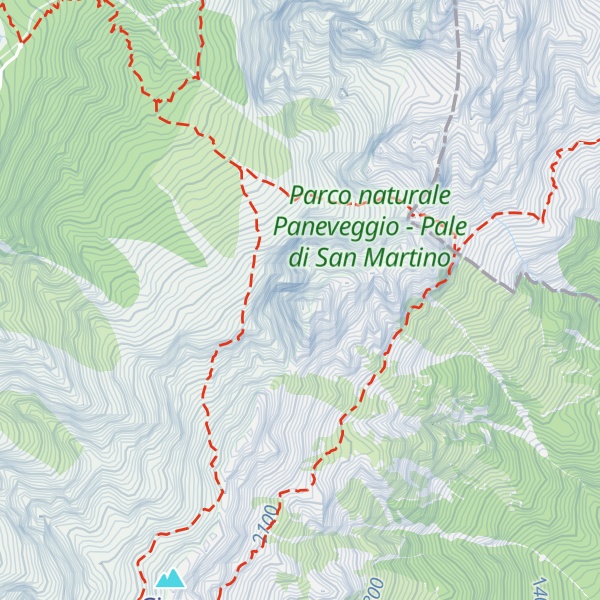 Map of Cima d'Oltro