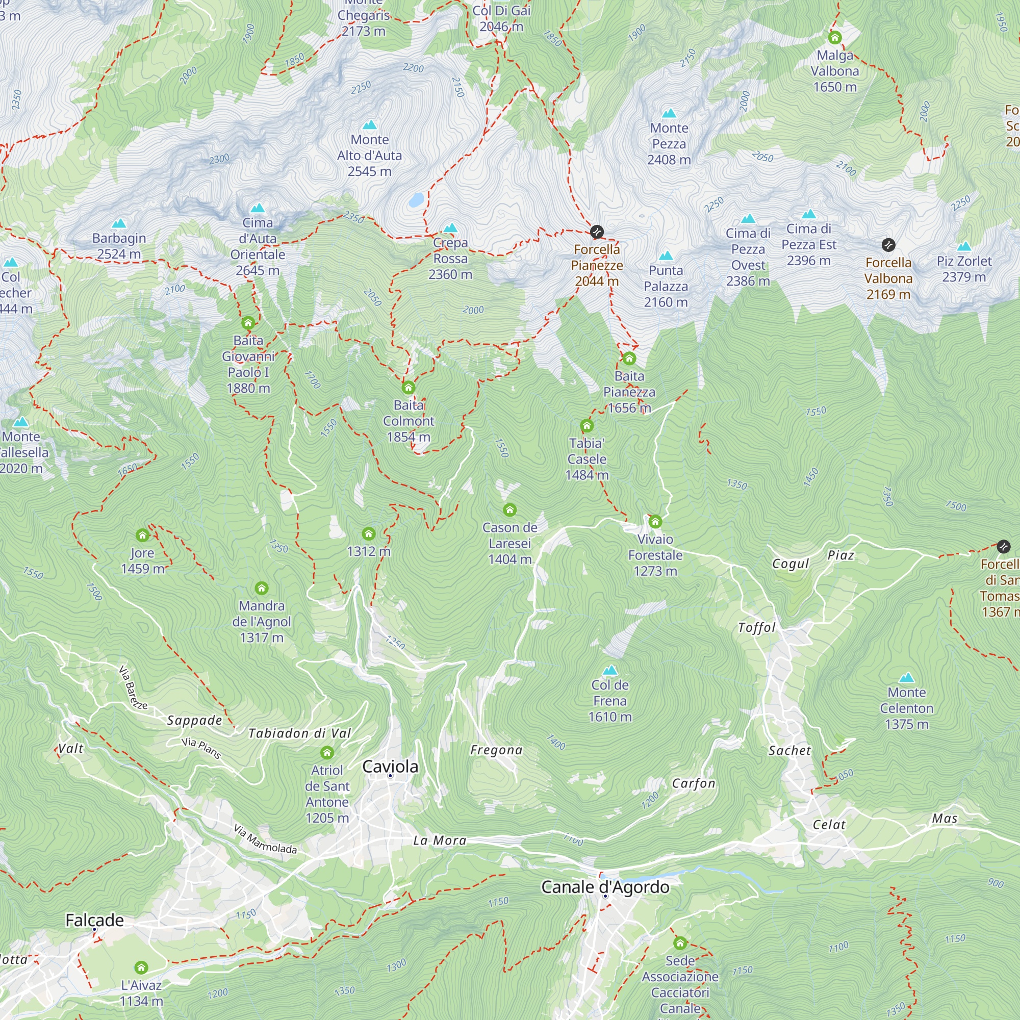 Cason de Laresei map