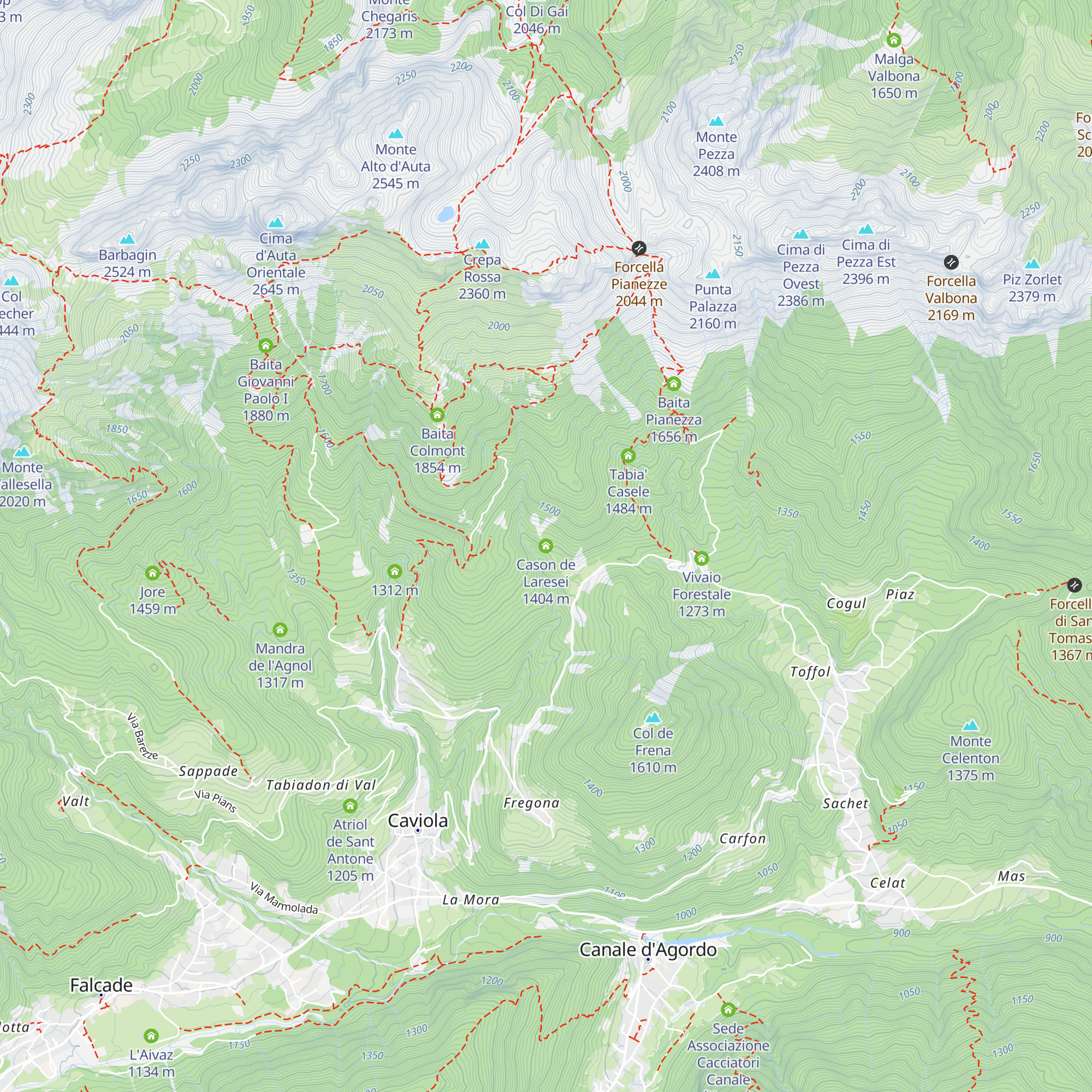 Cason de Laresei map