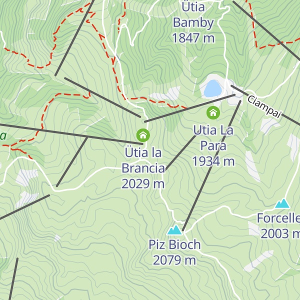 Map of i Tablà