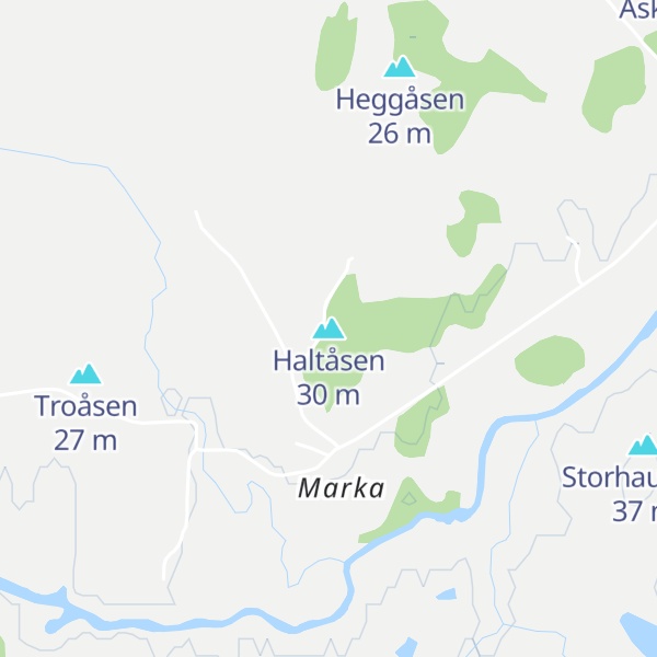 Map of Haltåsen