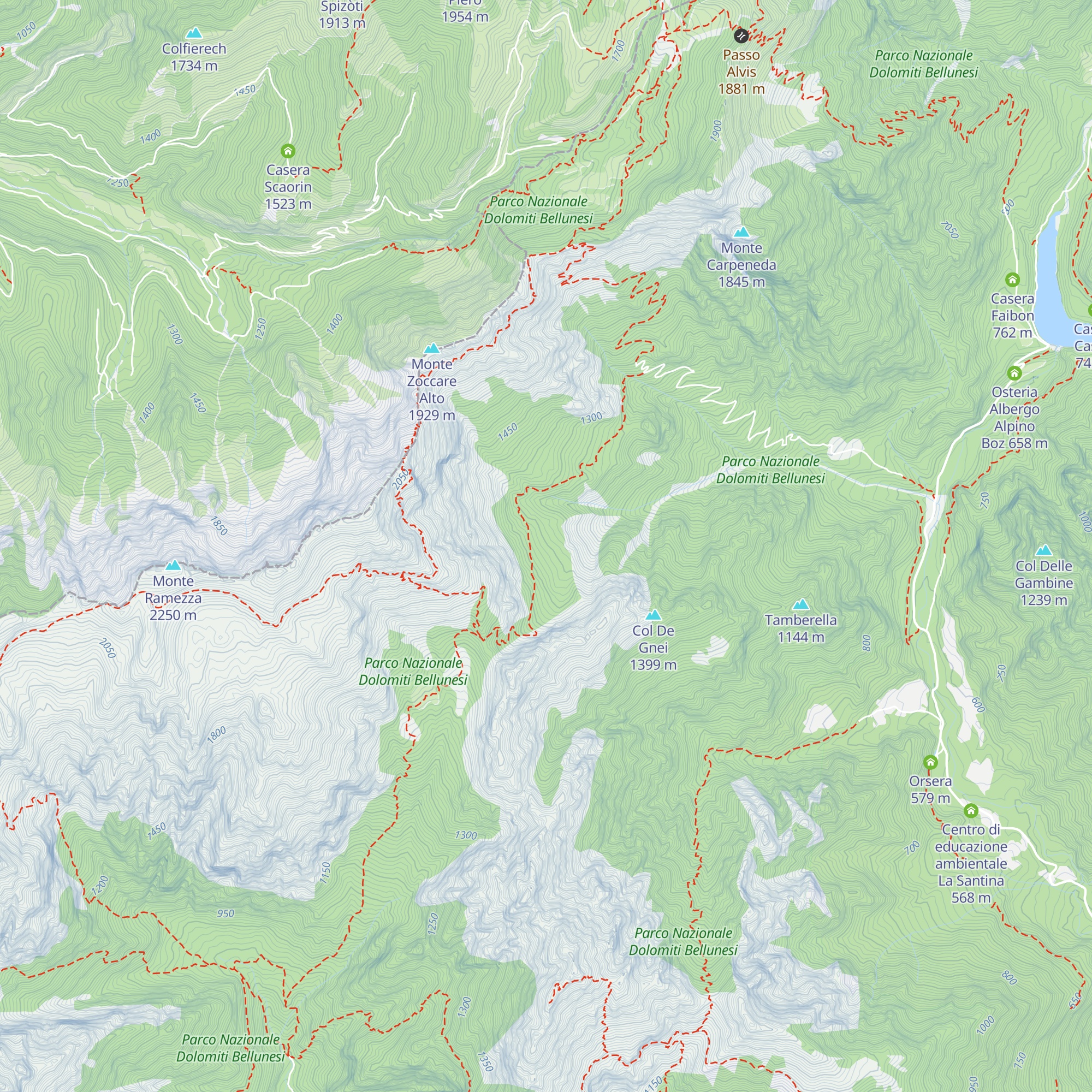 Malga di Scarnia map