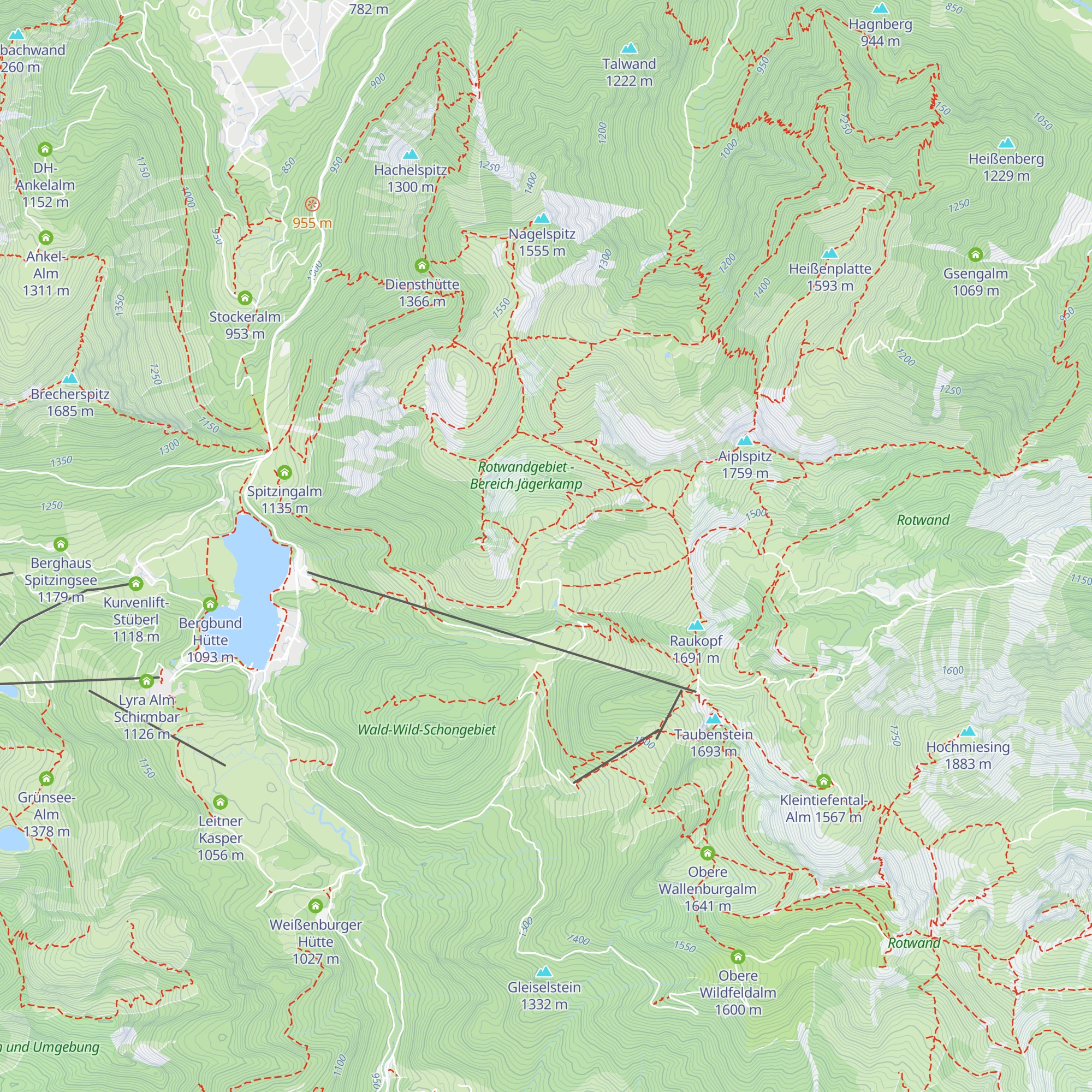 Skiclubhütte map