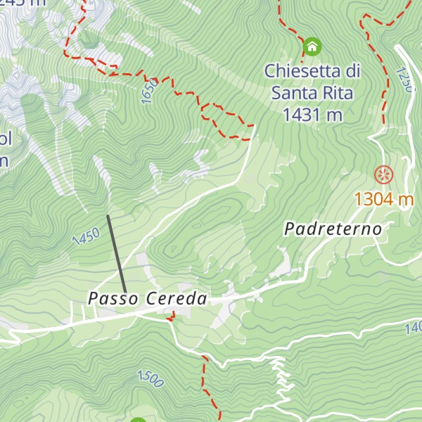 Map of Col Molinai