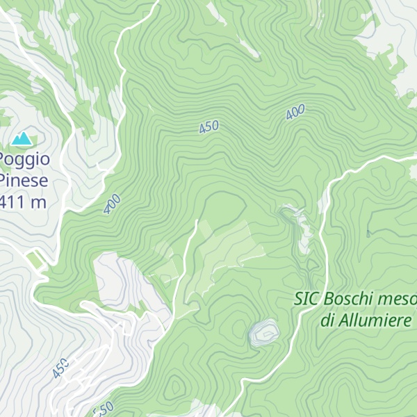 Map of Monte Tagliacce