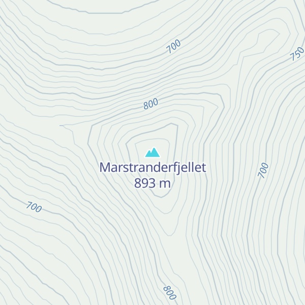 Map of Marstranderfjellet