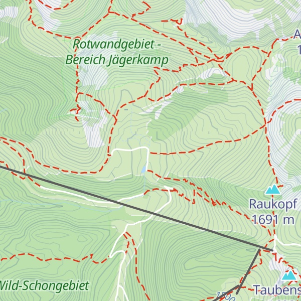 Map of Rauhkopfhütte