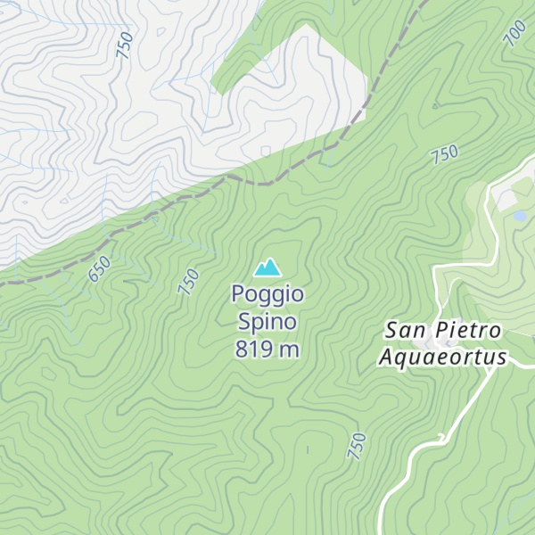 Map of Poggio Spino