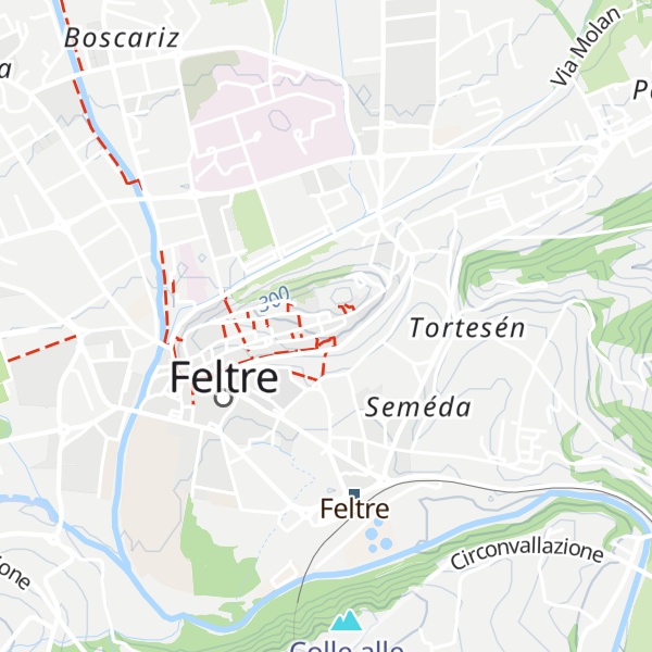 Map of Ufficio Turistico di Feltre