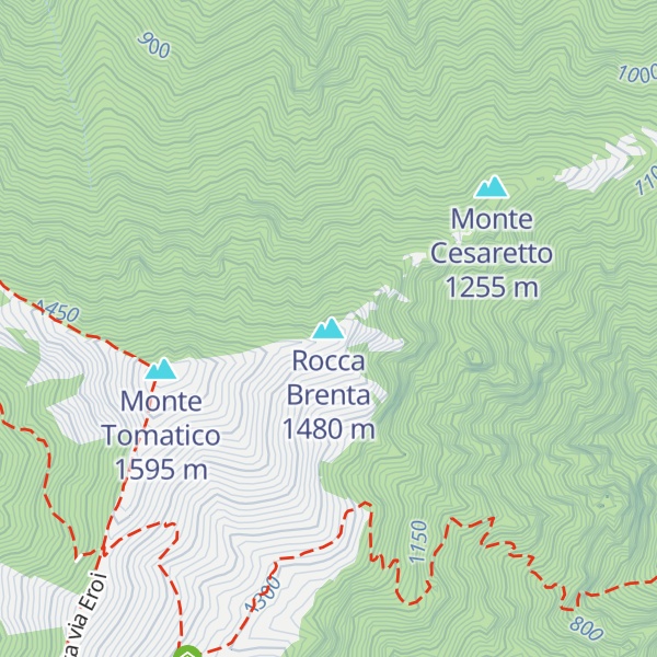 Map of Rocca Brenta
