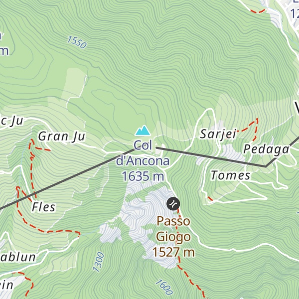 Map of Ütia da Jù
