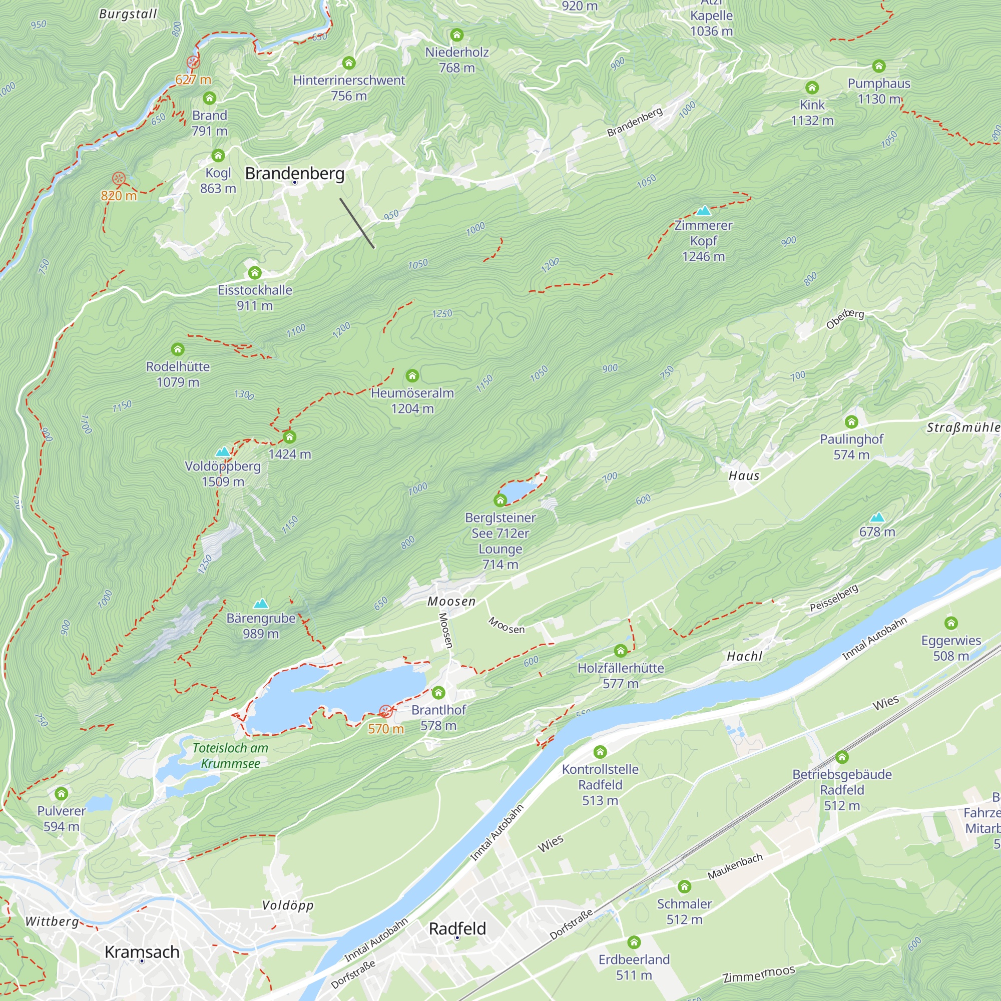 Berglsteiner See 712er Lounge map