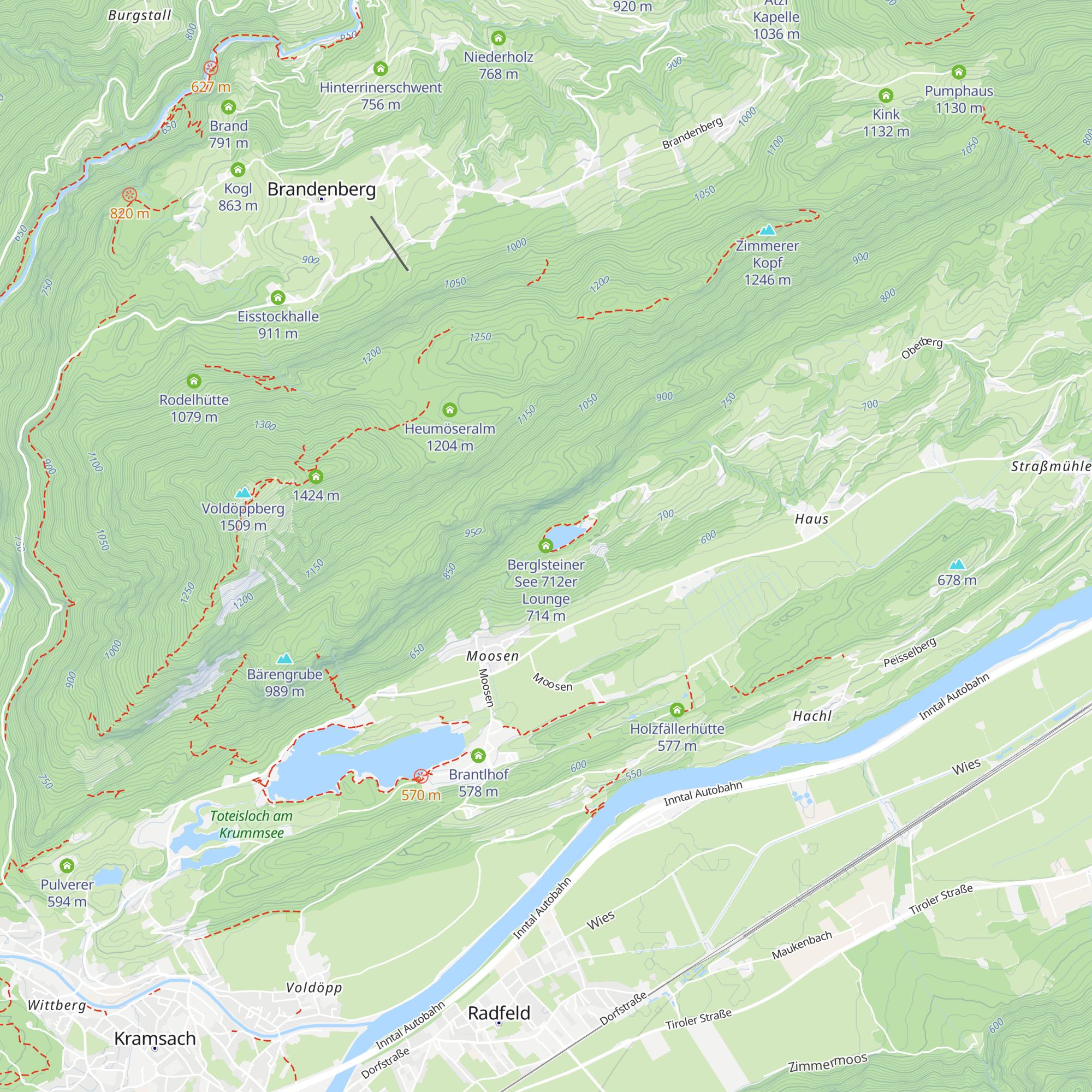 Berglsteiner See 712er Lounge map