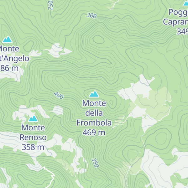 Map of Monte della Frombola