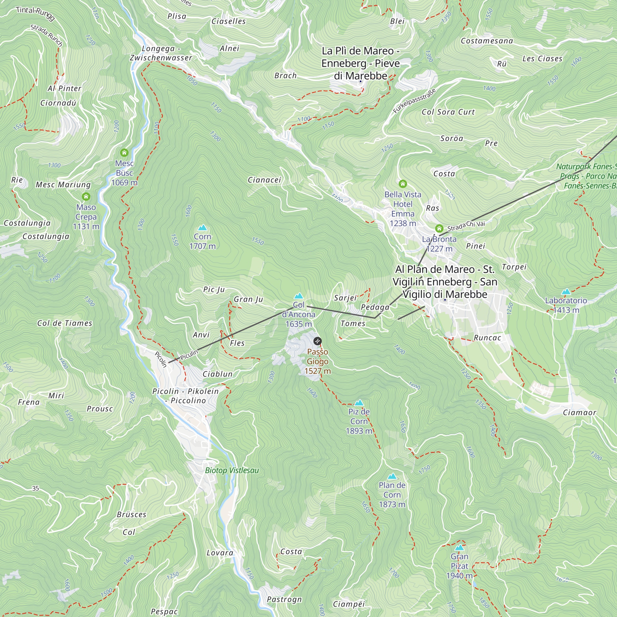 Col dl'Ancona map