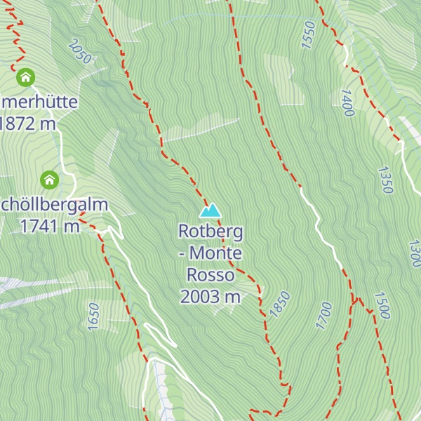 Map of Rotberg - Monte Rosso